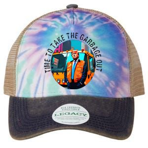 Garbage For Trump Make American Garbage Great Again Legacy Tie Dye Trucker Hat