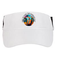 Garbage For Trump Make American Garbage Great Again Adult Drive Performance Visor