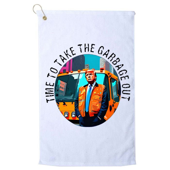 Garbage For Trump Make American Garbage Great Again Platinum Collection Golf Towel