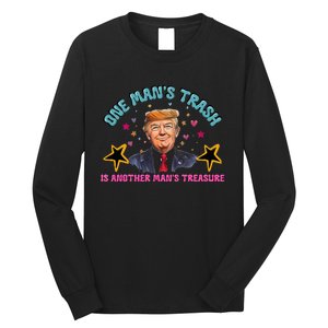 Garbage For Trump Proud Maga Garbage Donald Trump Supporter Long Sleeve Shirt