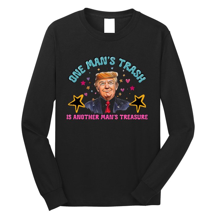 Garbage For Trump Proud Maga Garbage Donald Trump Supporter Long Sleeve Shirt