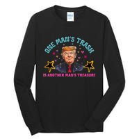 Garbage For Trump Proud Maga Garbage Donald Trump Supporter Tall Long Sleeve T-Shirt