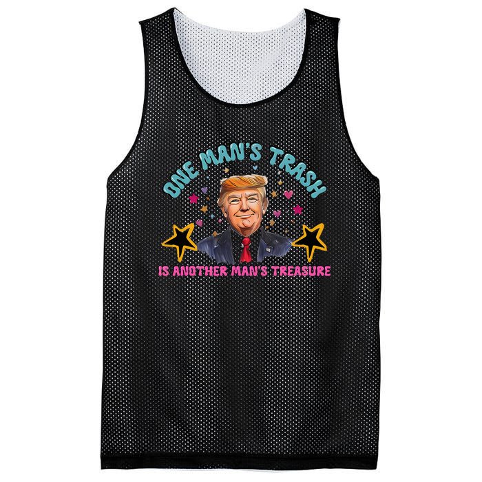 Garbage For Trump Proud Maga Garbage Donald Trump Supporter Mesh Reversible Basketball Jersey Tank