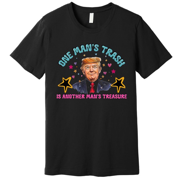 Garbage For Trump Proud Maga Garbage Donald Trump Supporter Premium T-Shirt