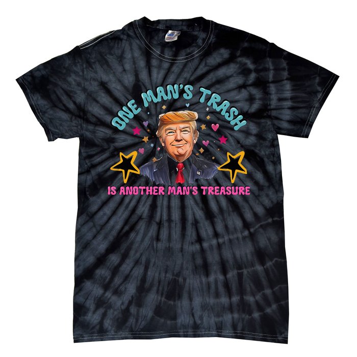 Garbage For Trump Proud Maga Garbage Donald Trump Supporter Tie-Dye T-Shirt