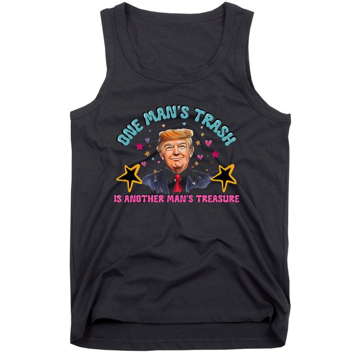 Garbage For Trump Proud Maga Garbage Donald Trump Supporter Tank Top