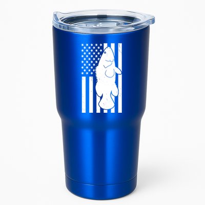 Grouper Fishing USA Flag Tumbler