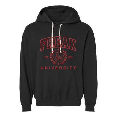 Gotfunny Freak University Garment-Dyed Fleece Hoodie