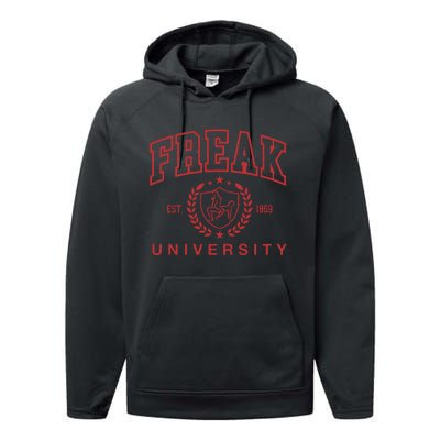 Gotfunny Freak University Performance Fleece Hoodie