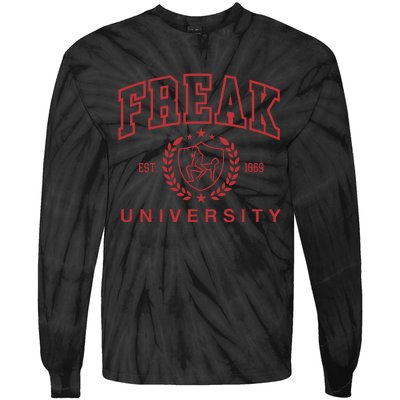 Gotfunny Freak University Tie-Dye Long Sleeve Shirt