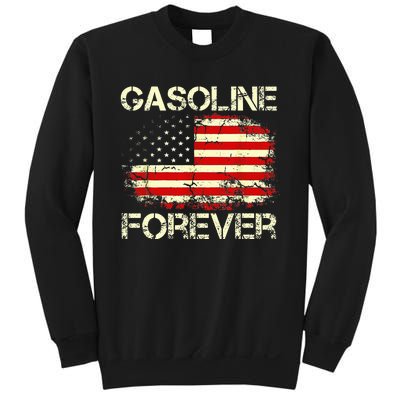 G.A.S.O.L.I.N.E Forever Usa Flag Funny Fuel Gas Cars Garage Lovers Sweatshirt