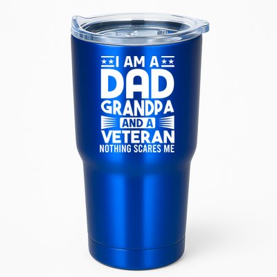 Gifts For Veterans Gift Fathers I Am A Dad Grandpa And Veteran Gift Tumbler