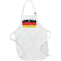 GERMANY Flag Vintage Distressed GERMANY Full-Length Apron With Pockets