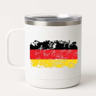 GERMANY Flag Vintage Distressed GERMANY 12 oz Stainless Steel Tumbler Cup