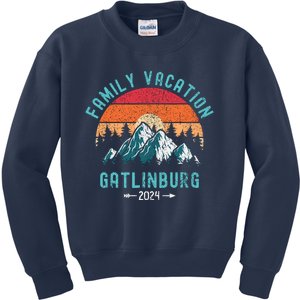 Gatlinburg Family Vacation 2024 Matching Group Vacation Kids Sweatshirt