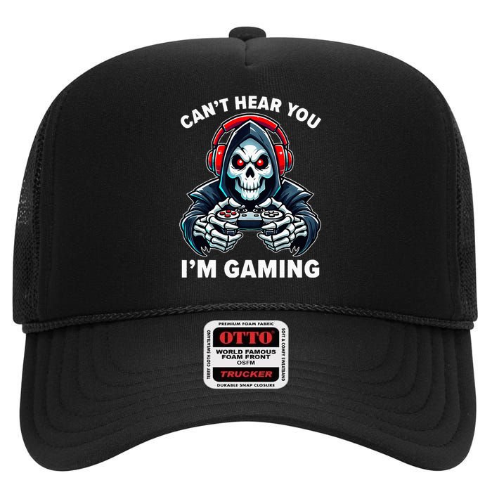 Gamer For Video Games Gamer High Crown Mesh Back Trucker Hat