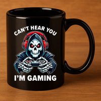 Gamer For Video Games Gamer 11oz C Handle Ceramic Mug