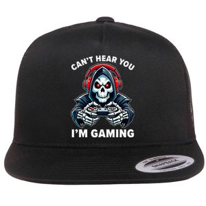 Gamer For Video Games Gamer Flat Bill Trucker Hat