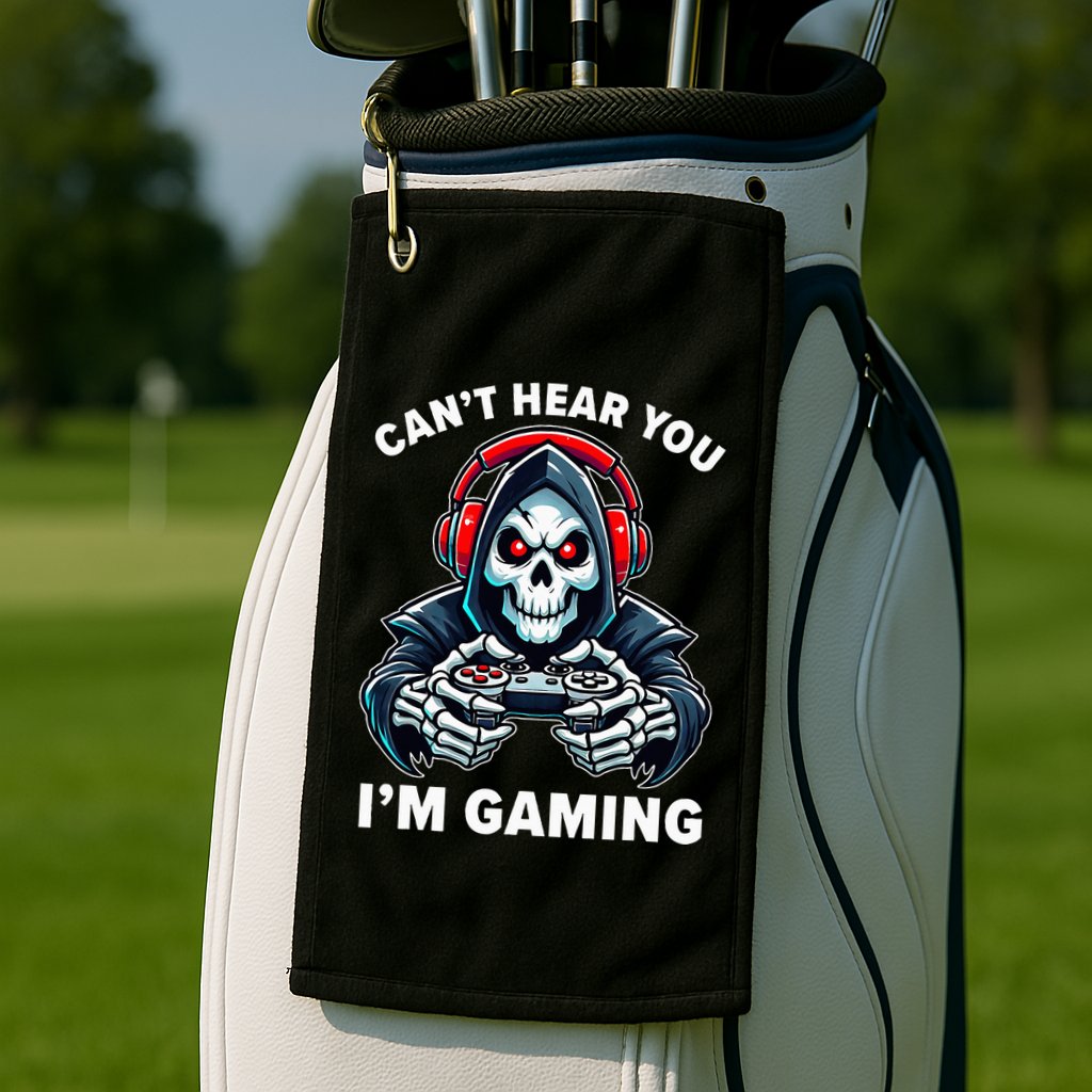 Gamer For Video Games Gamer Golf Towel