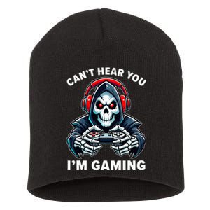 Gamer For Video Games Gamer Short Acrylic Beanie