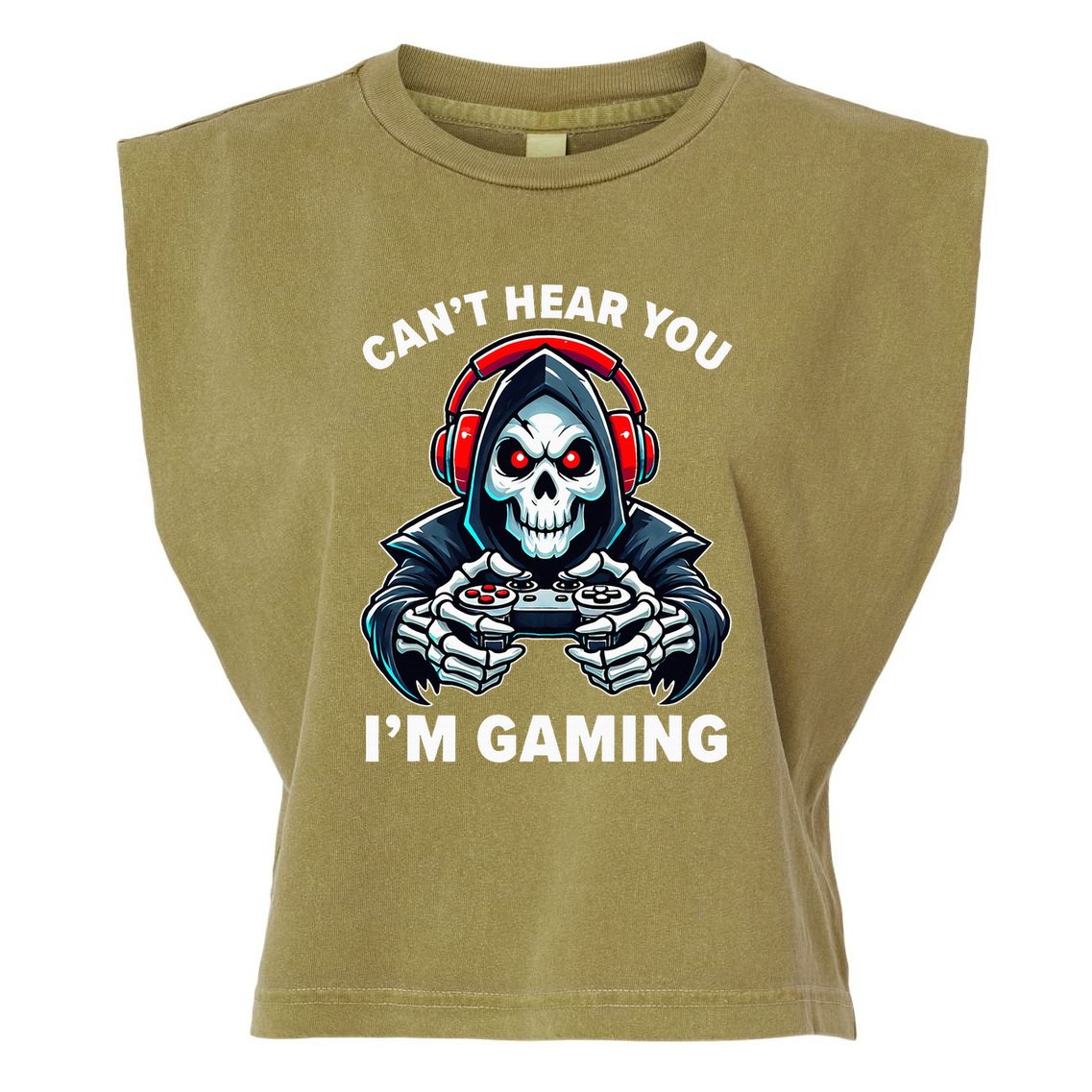 Gamer For Video Games Gamer Garment-Dyed Women's Muscle Tee