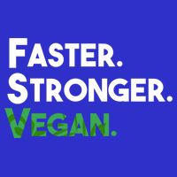 Gift For Vegan Friend Running Sports Faster Stronger Vegan Cute Gift Tank Top
