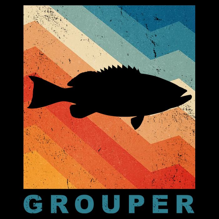 Grouper Fish Vintage Sunset Mug