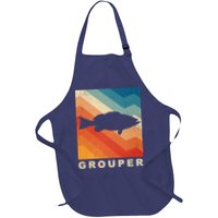Grouper Fish Vintage Sunset Apron