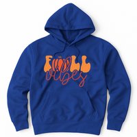 Groovy Fall Vibes Pumpkin Thankful Vibes Thanksgiving Gift Hoodie