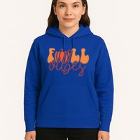 Groovy Fall Vibes Pumpkin Thankful Vibes Thanksgiving Gift Hoodie