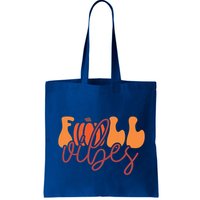 Groovy Fall Vibes Pumpkin Thankful Vibes Thanksgiving Gift Bag