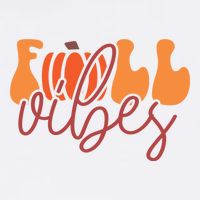Groovy Fall Vibes Pumpkin Thankful Vibes Thanksgiving Gift Garment-Dyed Sweatshirt