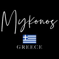 Greece Flag Vacation Island Mykonos Long Sleeve Shirt