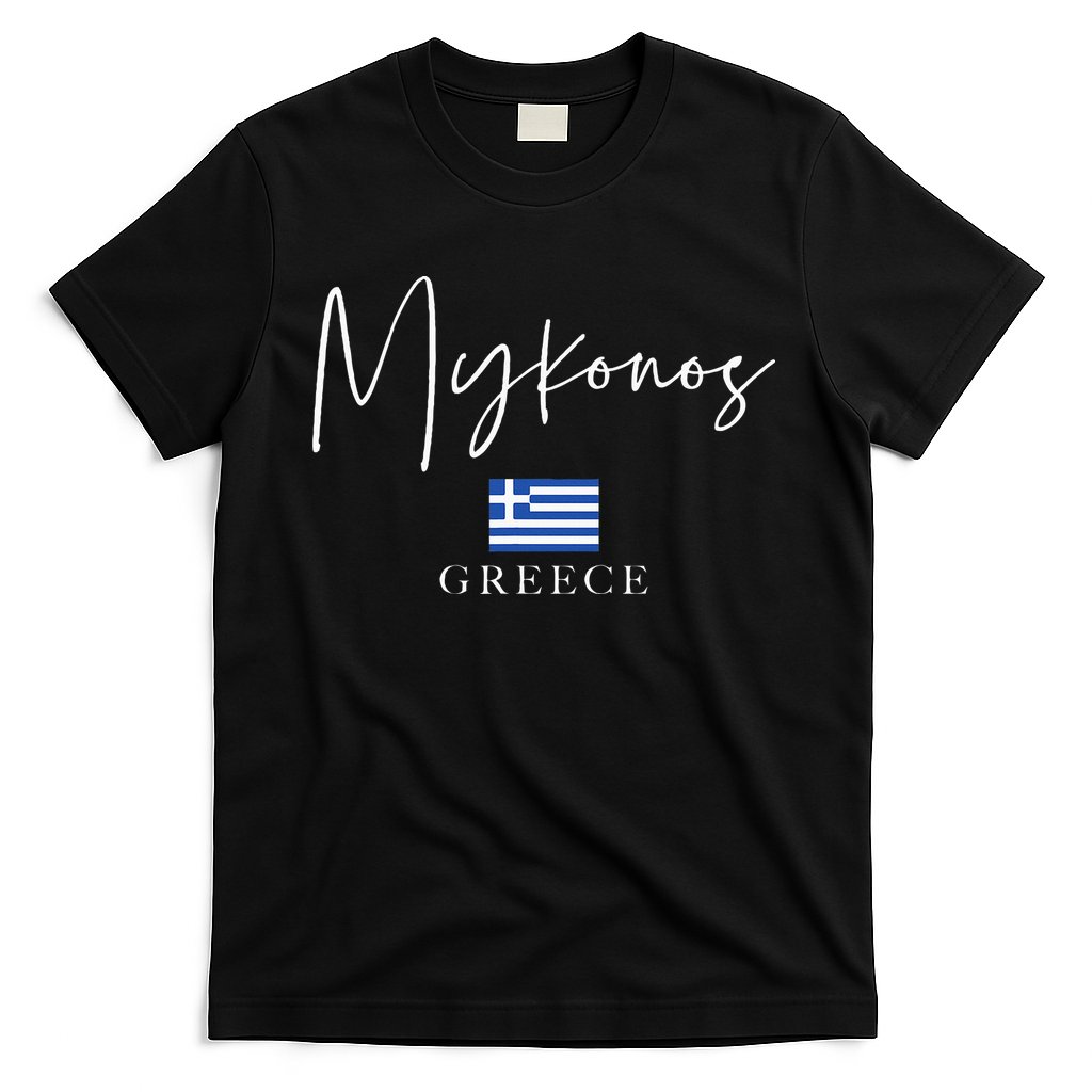 Greece Flag Vacation Island Mykonos T-Shirt