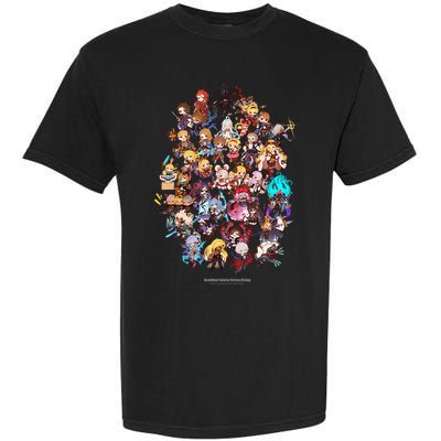 Granblue Fantasy Versus Rising Chibi Characters Garment-Dyed Heavyweight T-Shirt
