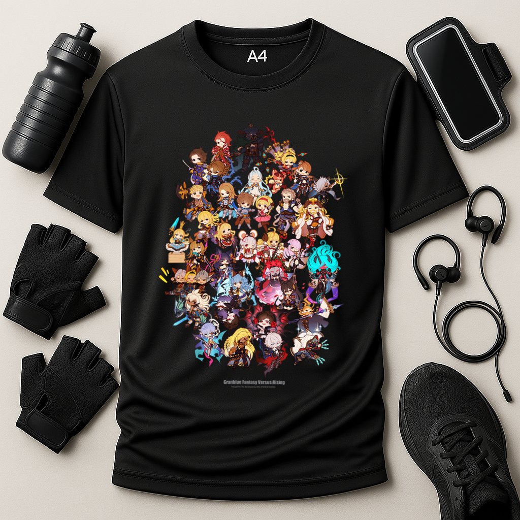 Granblue Fantasy Versus Rising Chibi Characters Performance Shirt