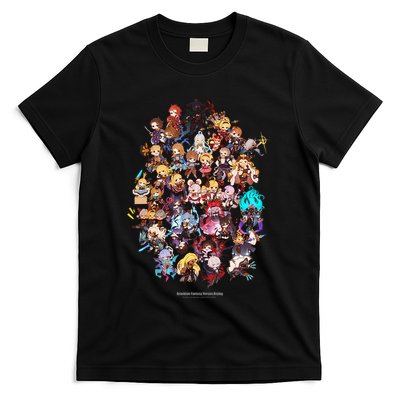Granblue Fantasy Versus Rising Chibi Characters T-Shirt