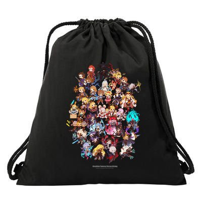 Granblue Fantasy Versus Rising Chibi Characters Drawstring Bag