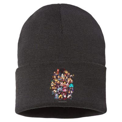Granblue Fantasy Versus Rising Chibi Characters Sustainable Knit Beanie