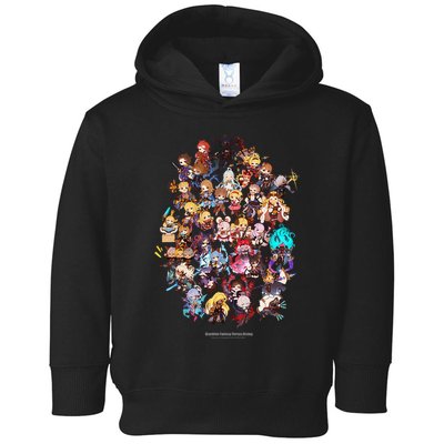 Granblue Fantasy Versus Rising Chibi Characters Toddler Hoodie