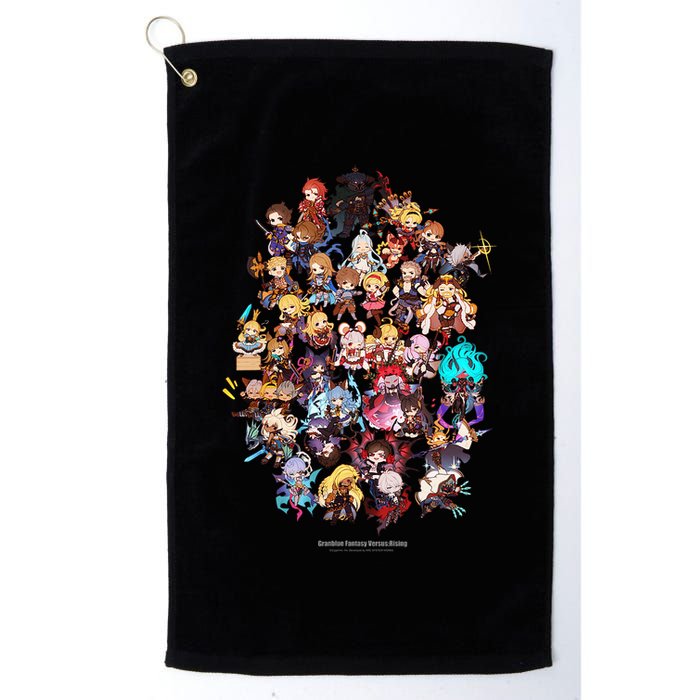 Granblue Fantasy Versus Rising Chibi Characters Golf Towel