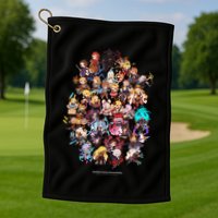 Granblue Fantasy Versus Rising Chibi Characters Golf Towel