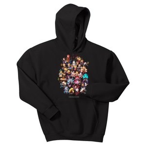 Granblue Fantasy Versus Rising Chibi Characters Kids Hoodie