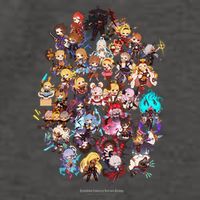 Granblue Fantasy Versus Rising Chibi Characters Vector Backpack