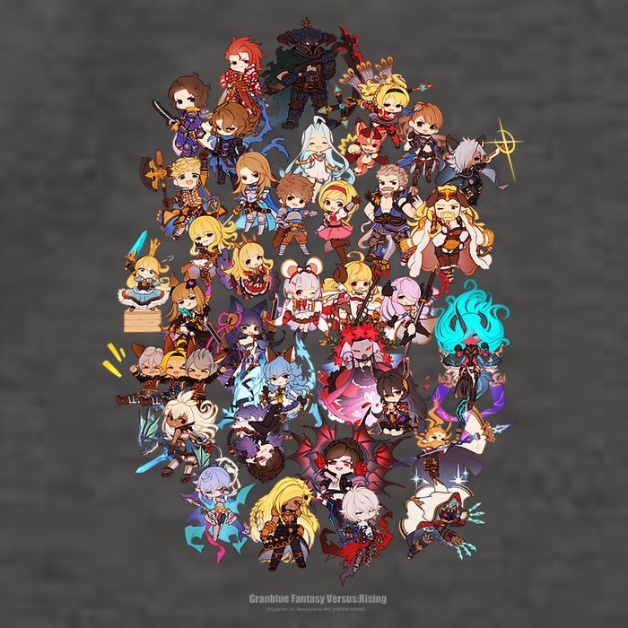 Granblue Fantasy Versus Rising Chibi Characters Vector Backpack
