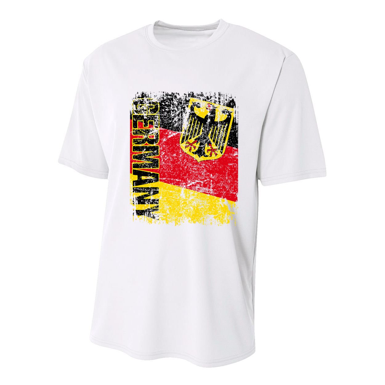 Germany Flag Vintage Distressed Germany Youth Performance Sprint T-Shirt