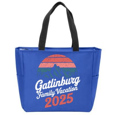 Gatlinburg Family Vacation 2025 Family Vacation Meaningful Gift Zip Tote Bag