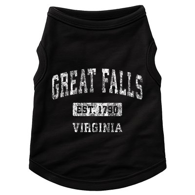 Great Falls Virginia Va Vintage Established Doggie Tank