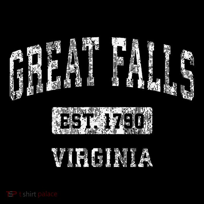 Great Falls Virginia Va Vintage Established Baby Bodysuit