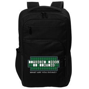 Gift for Wheel and Game Show Lovers, Fortune Word Puzzles Impact Tech Backpack